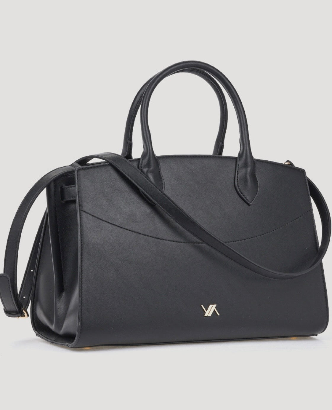 Borsa a mano con tracolla black         Verde