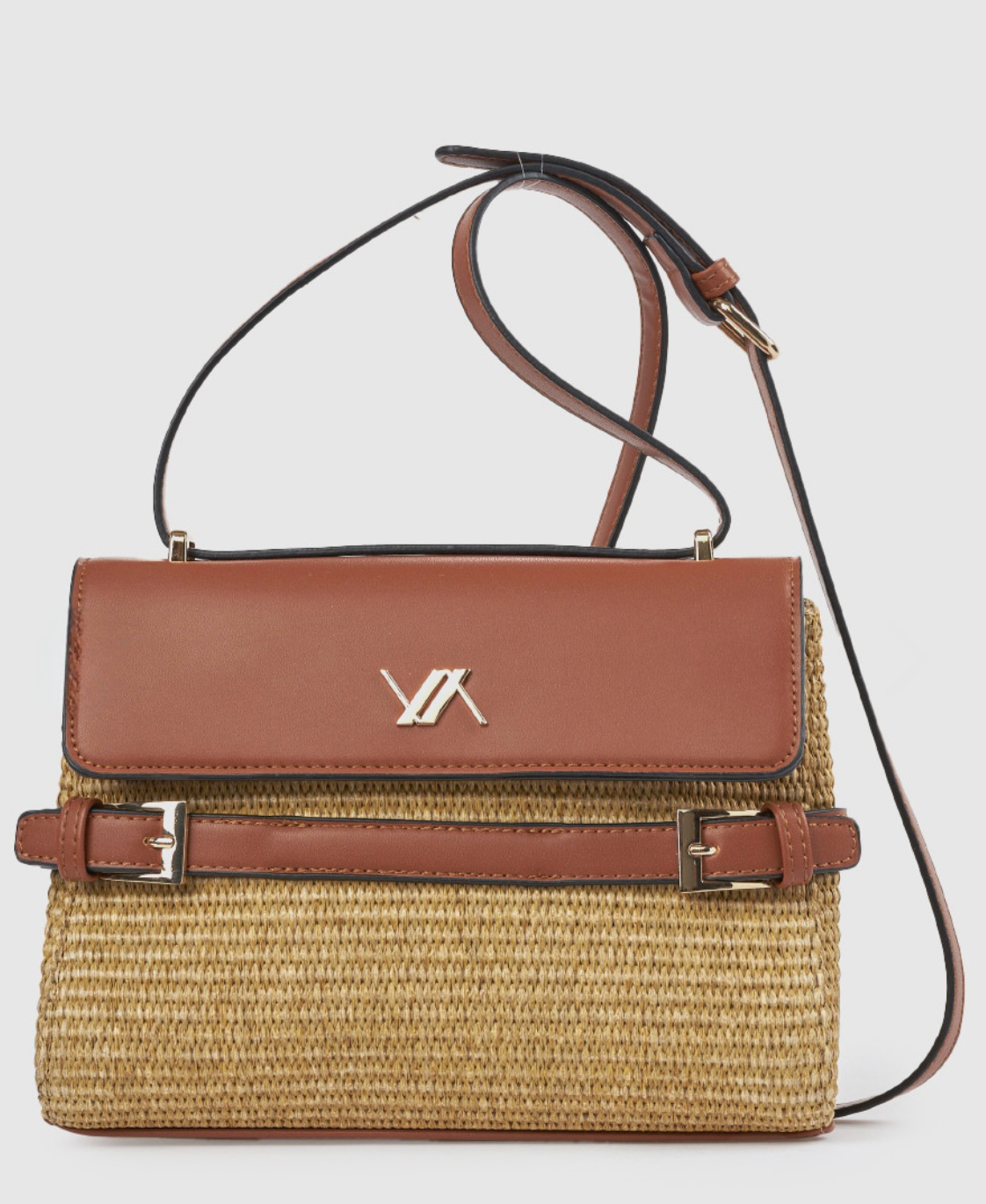 Borsa a tracolla camel                        Verde