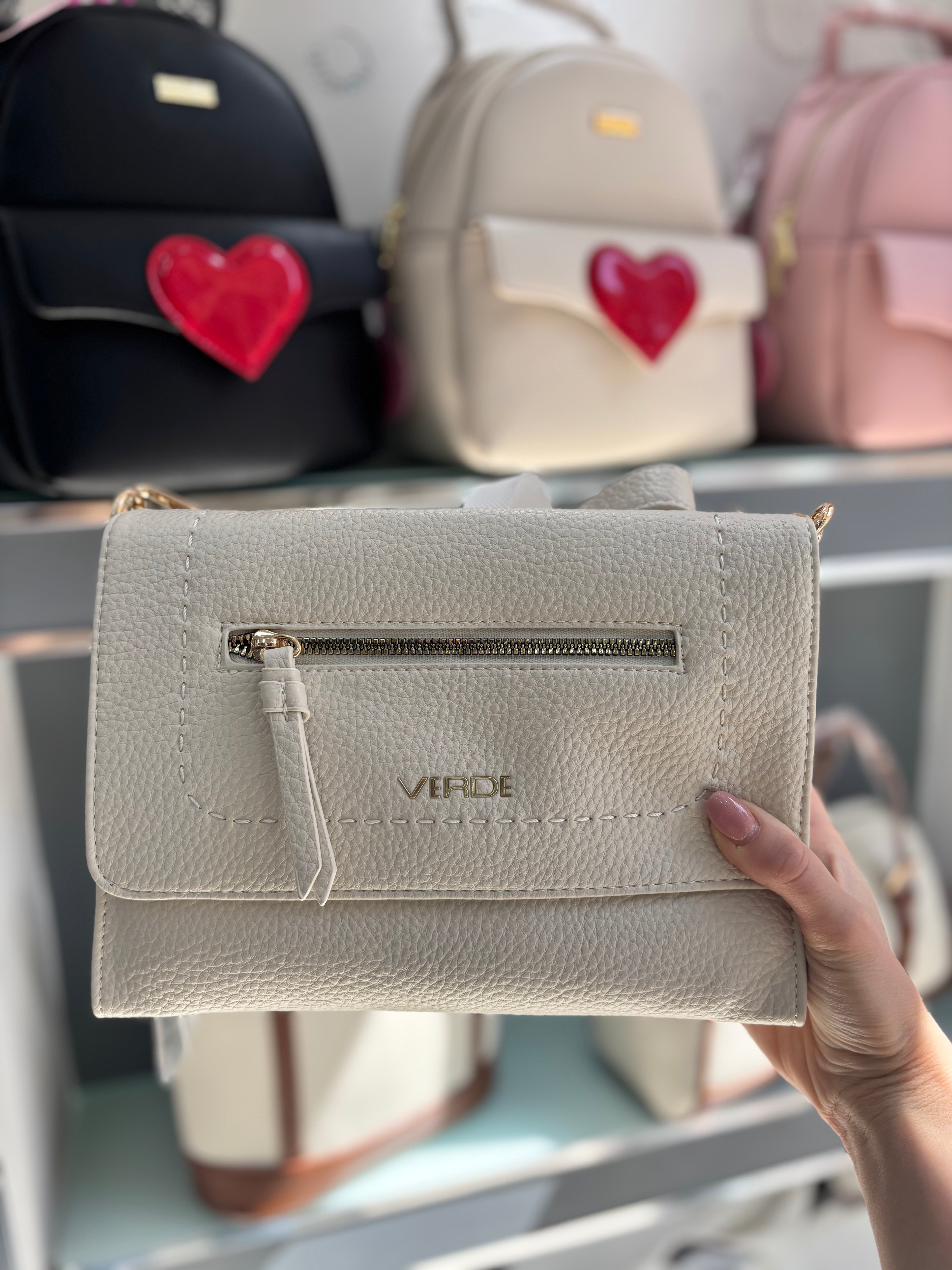 Borsa a tracolla ivory                          Verde