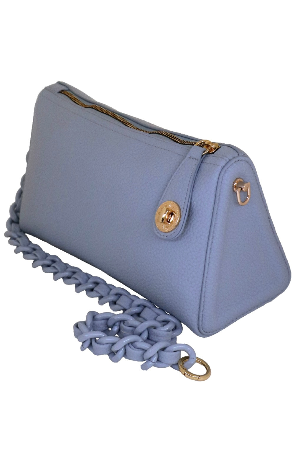 BORSA SPALLA CHEWING BAG AZZURRO                                            Camomilla milano