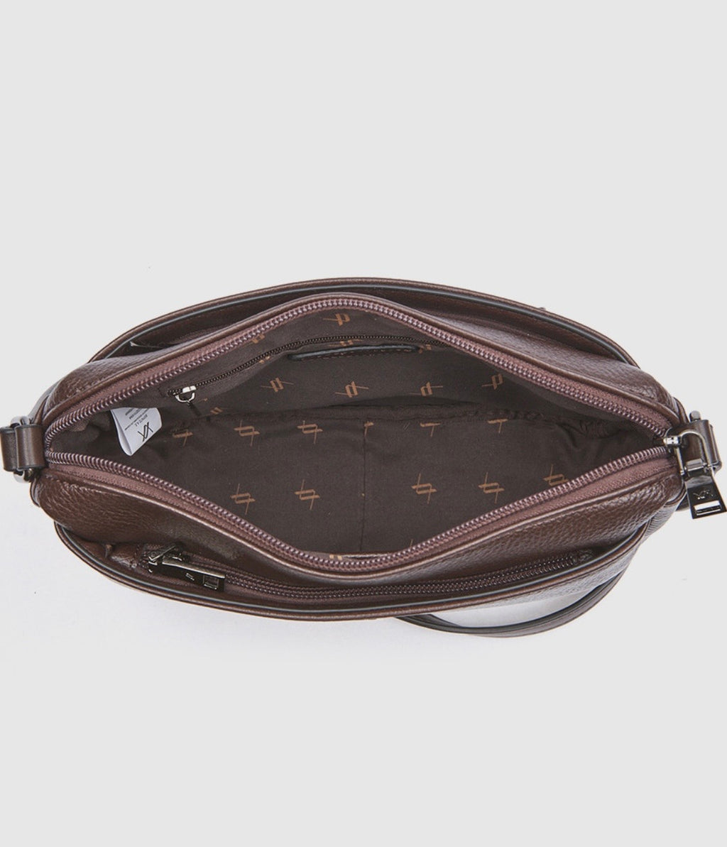 Borsa a tracolla brown                        Verde