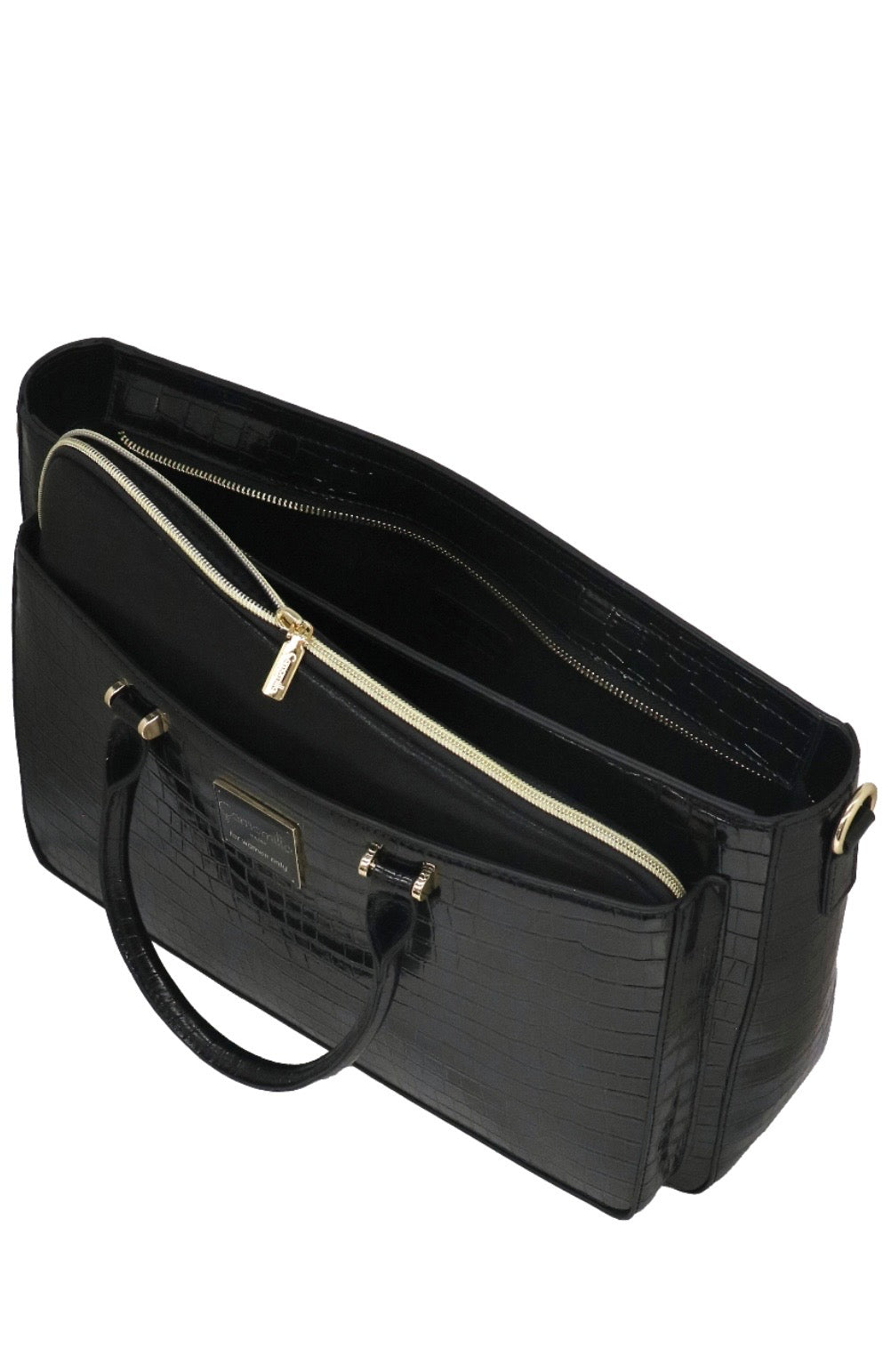 BORSA A MANO CON PORTA PC NICE OFFICE NERO                            Camomilla Milano