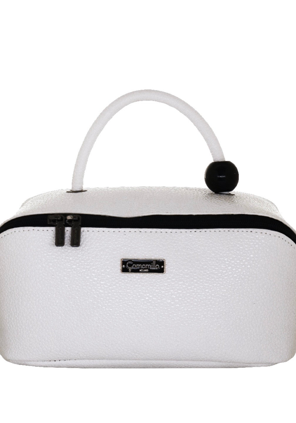 BEAUTY BAG SQUARE M BEAUTY ATMO-SPHERE BIANCO                     Camomilla Milano