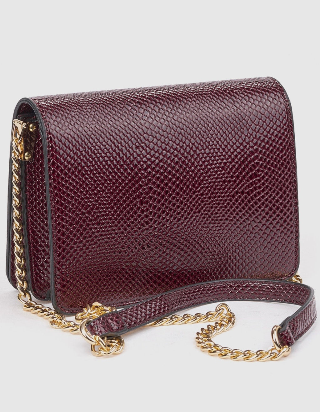 Borsa a tracolla bordeaux                   Verde