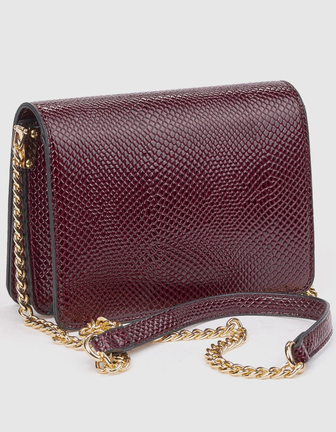 Borsa a tracolla bordeaux                   Verde