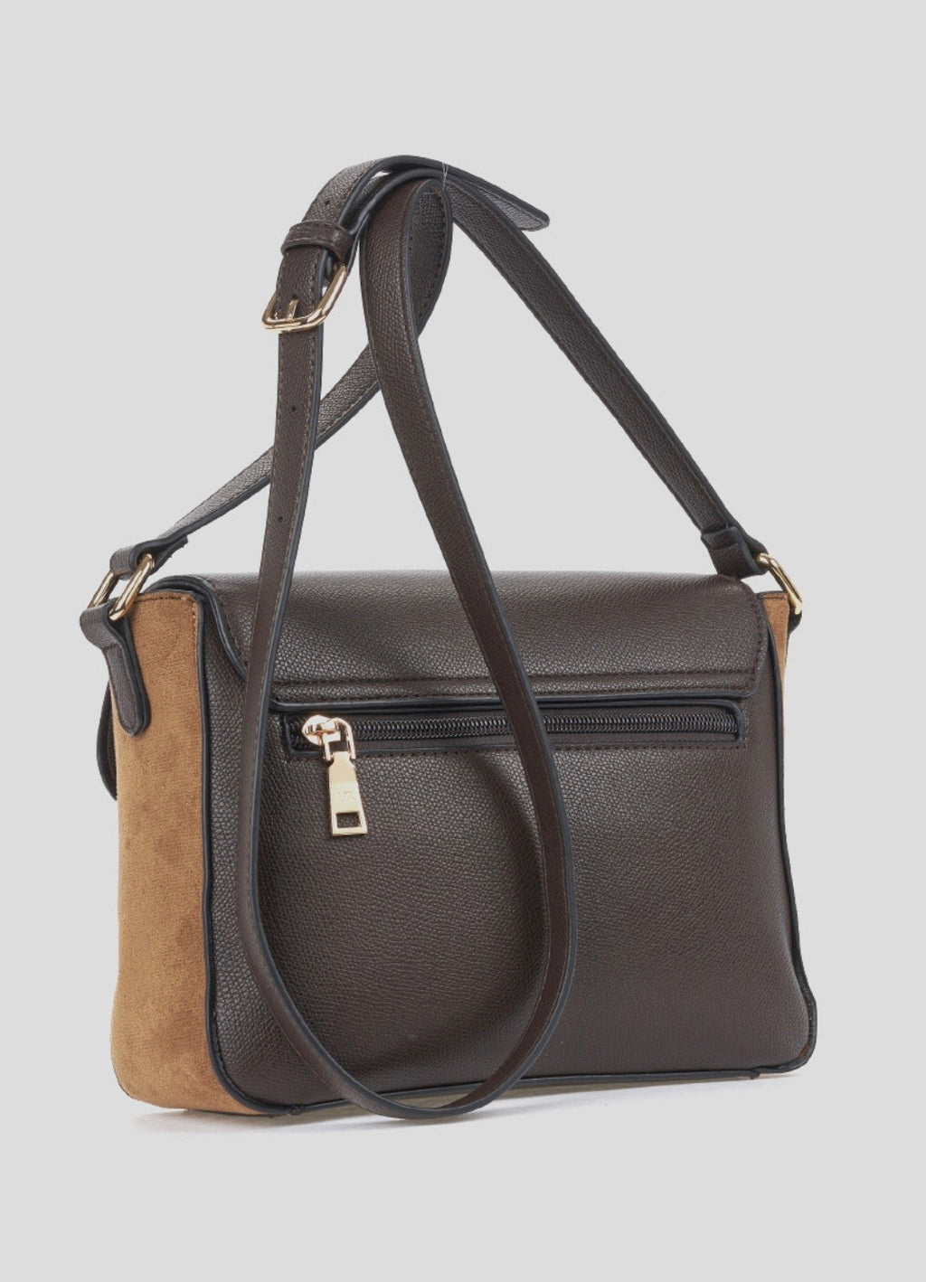 Borsa a tracolla animal print              Verde