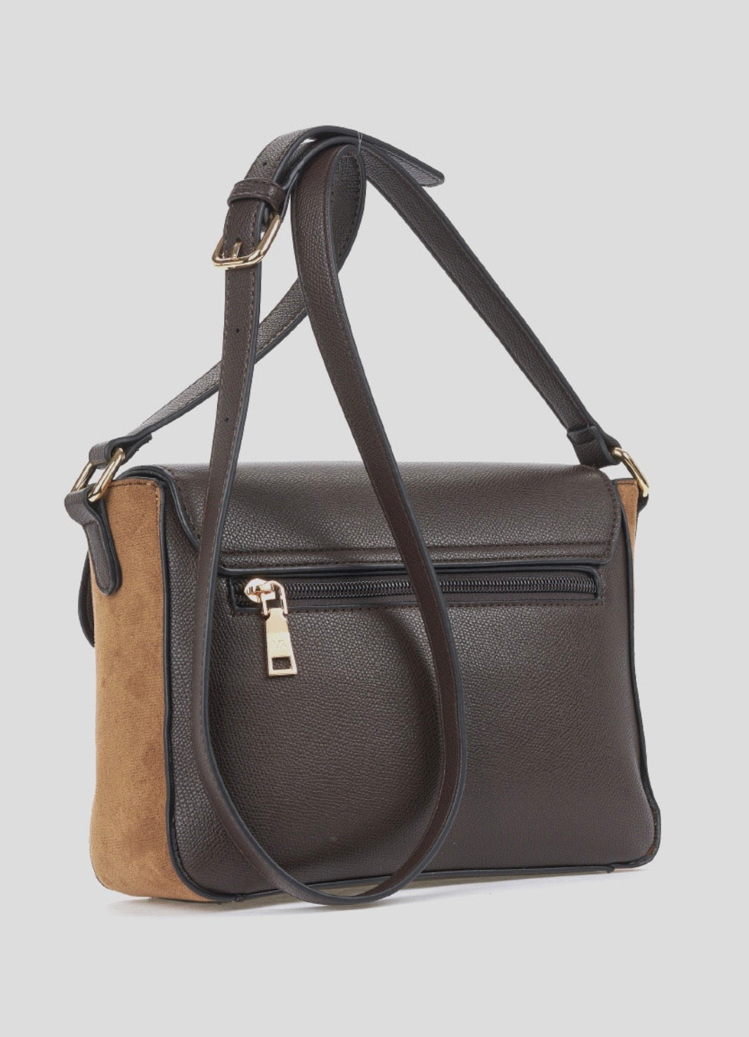 Borsa a tracolla animal print              Verde