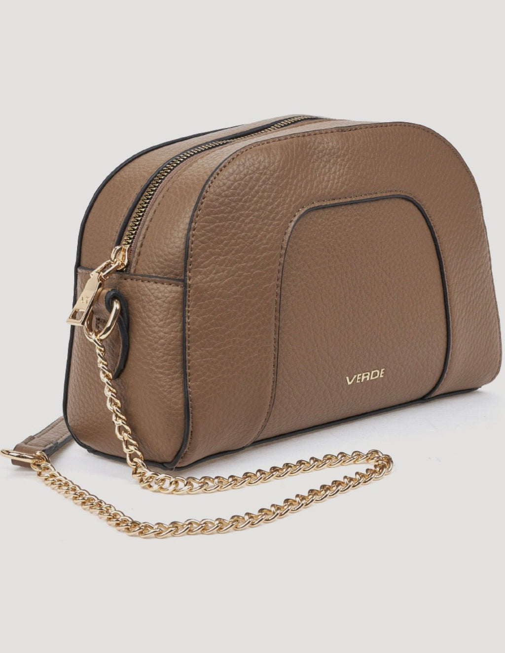 Borsa a tracolla taupe                        Verde