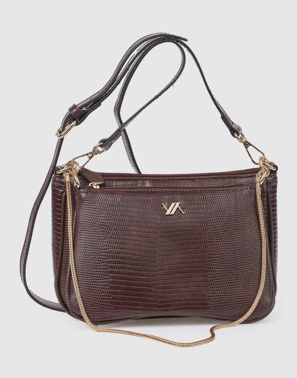 Borsa a tracolla brown                        Verde