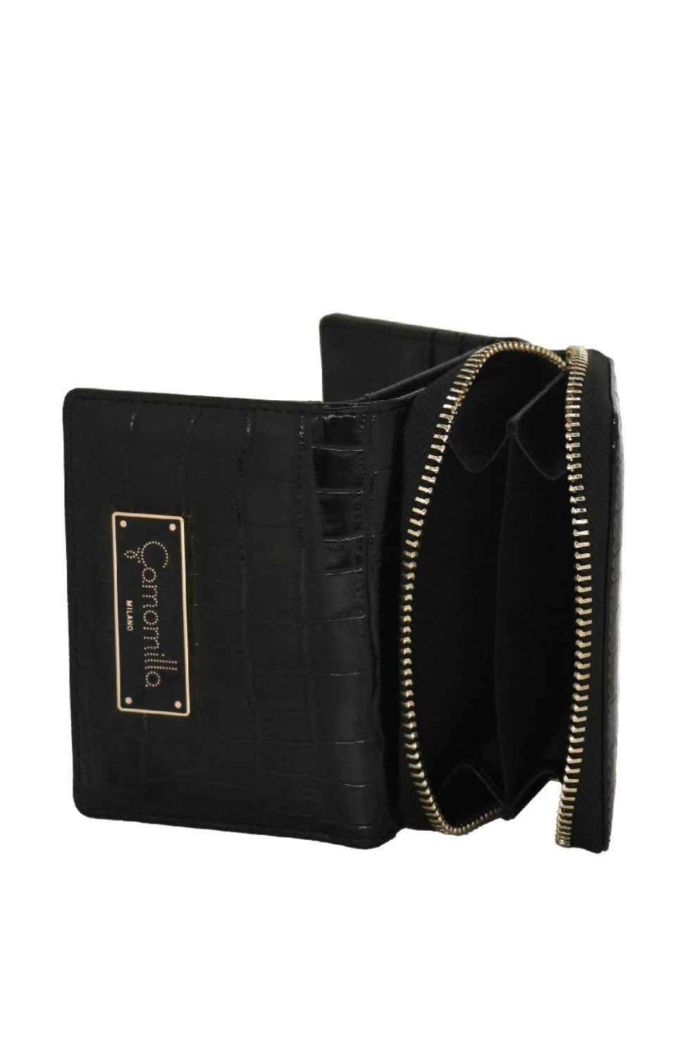 PORTAFOGLIO S DOUBLE NERO       Camomilla Milano