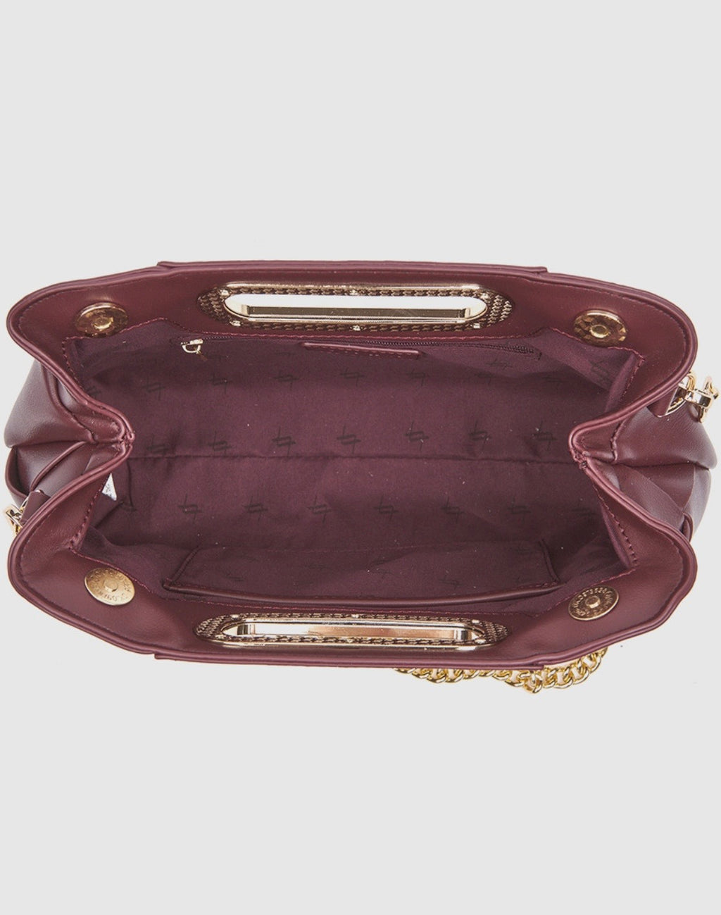 Borsa a mano con tracolla bordeaux                                             Verde