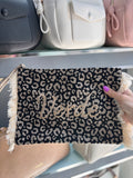 Busta mare animal print black         Verde