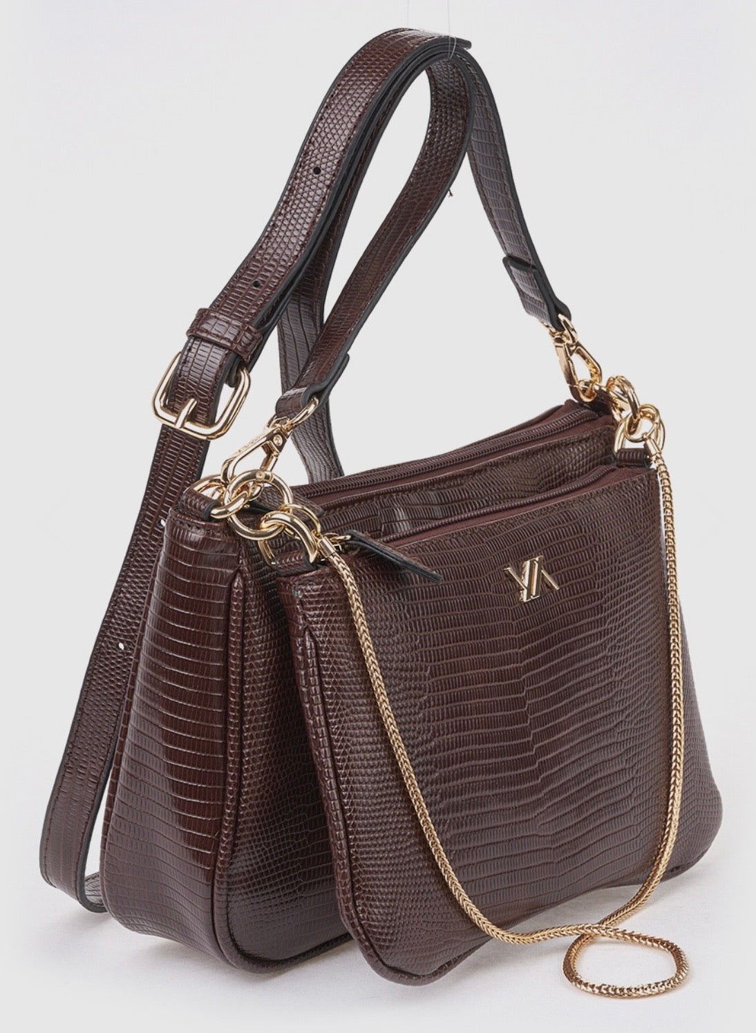 Borsa a tracolla brown                        Verde