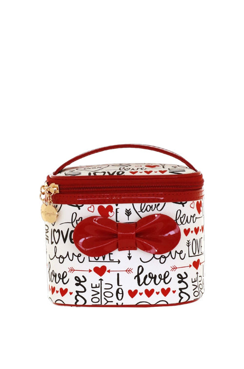 BEAUTY CASE XS LOVE BIANCO     Camomilla milano
