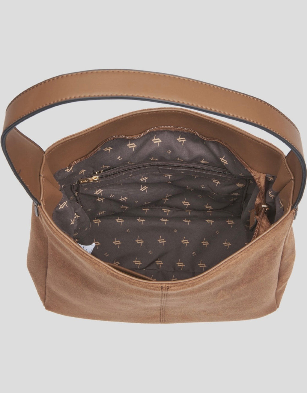 Borsa a spalla camel                           Verde