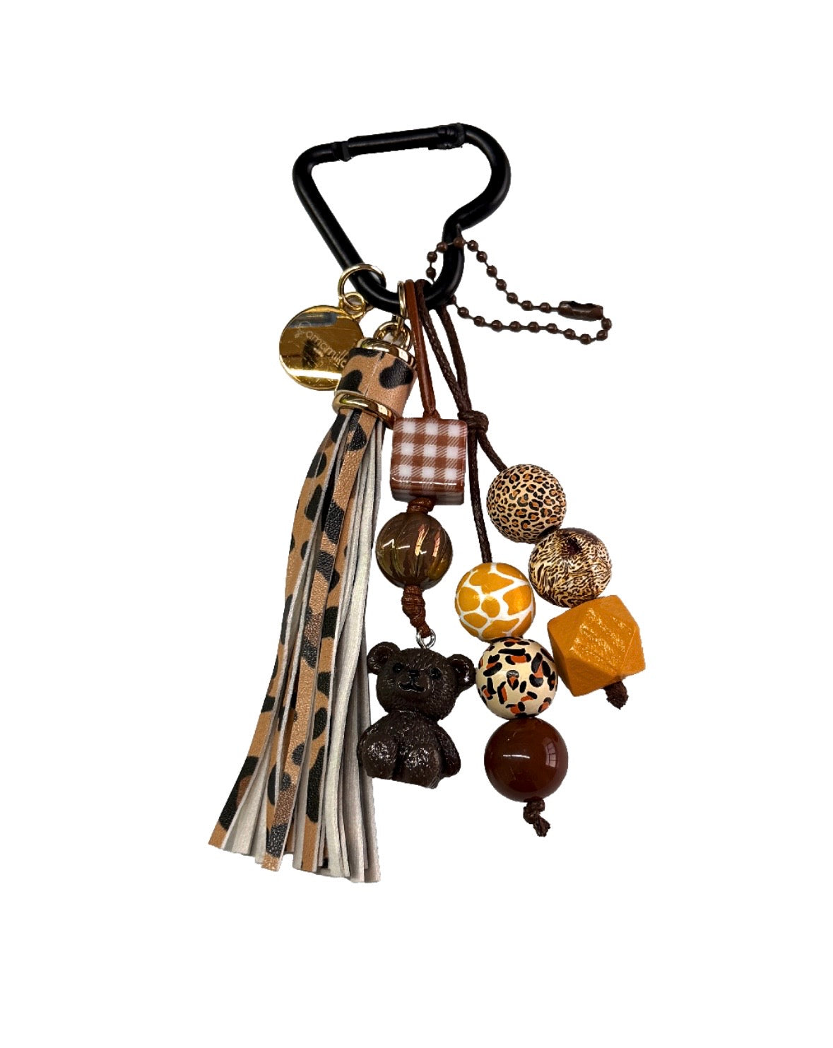 PORTACHIAVI CHARM SAUVAGE MARRONE                                           Camomilla Milano