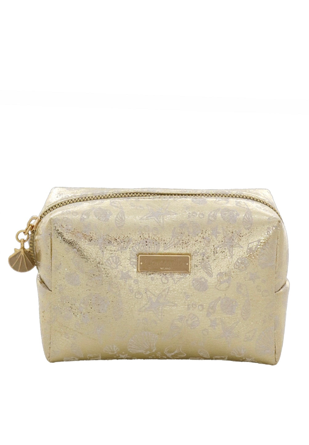 NECESSAIRE M SHELL SHINE ORO   Camomilla milano