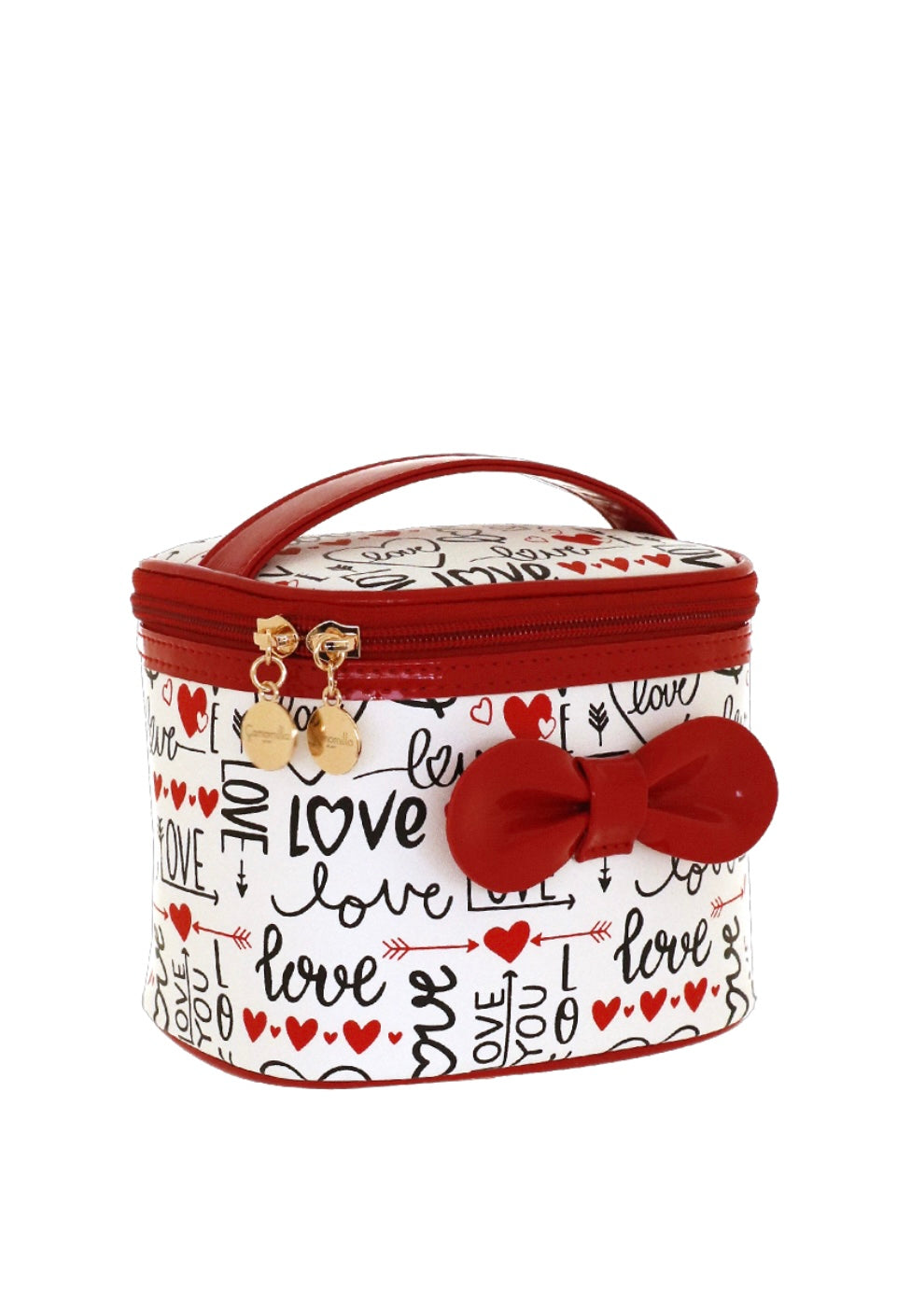 BEAUTY CASE XS LOVE BIANCO     Camomilla milano