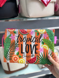 BUSTA PORTA COSTUME TROPICAL ARANCIONE                      Camomilla milano