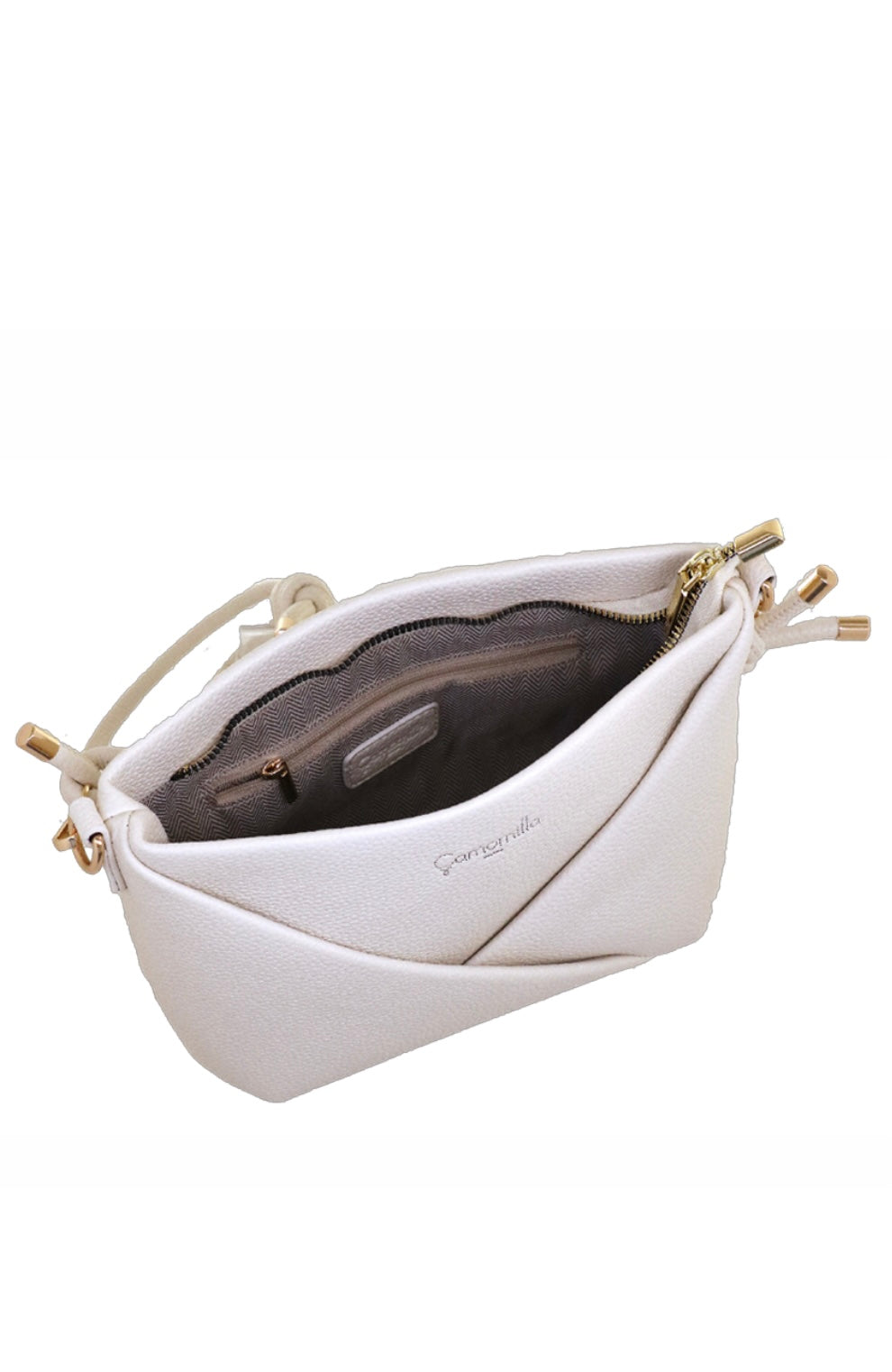 BORSA TRACOLLA GLASSE BIANCO MS                                        Camomilla milano