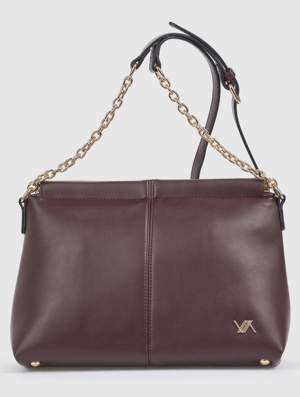 Borsa a tracolla bordeaux                   Verde