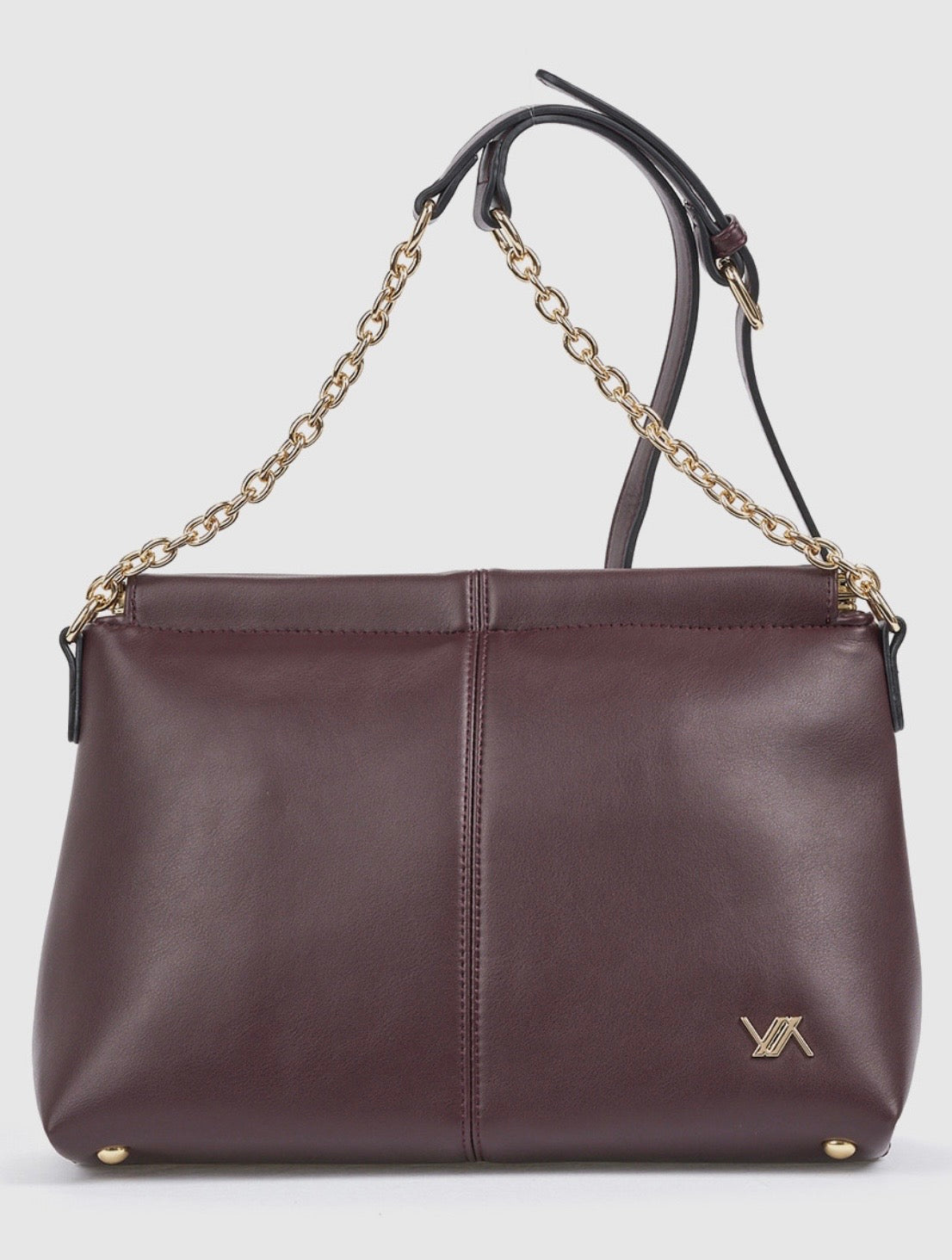 Borsa a tracolla bordeaux                   Verde
