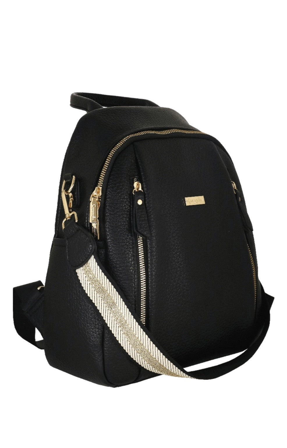 ZAINO CASUAL FRIZZY NERO           Camomilla Milano
