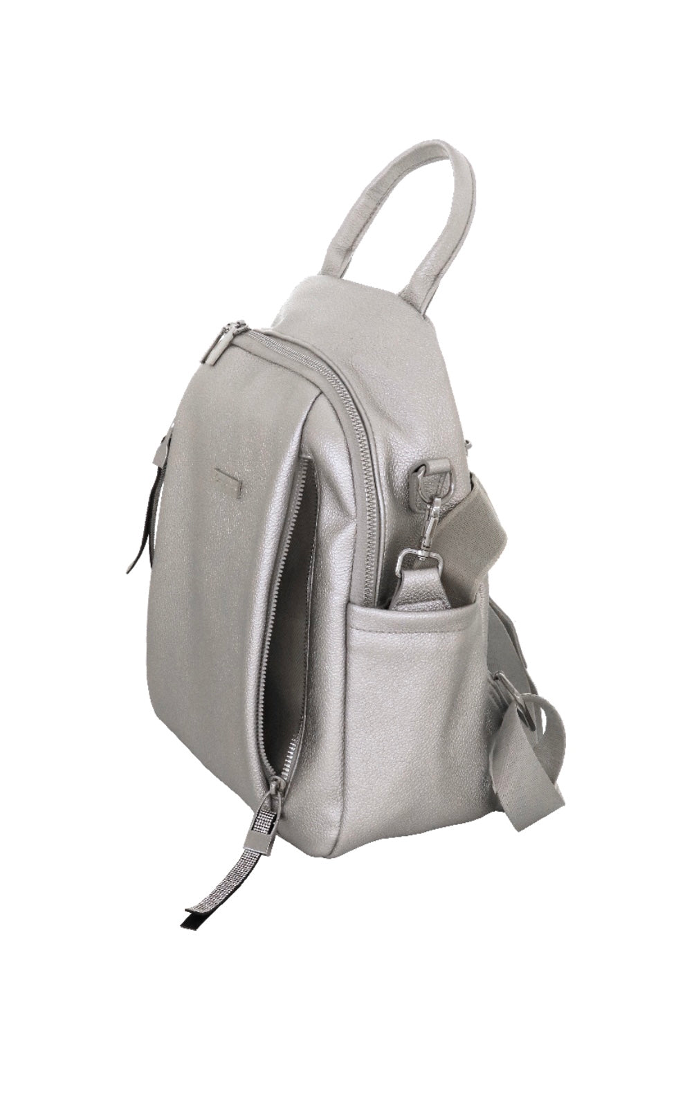 ZAINO CASUAL FRIZZY ARGENTO    Camomilla milano