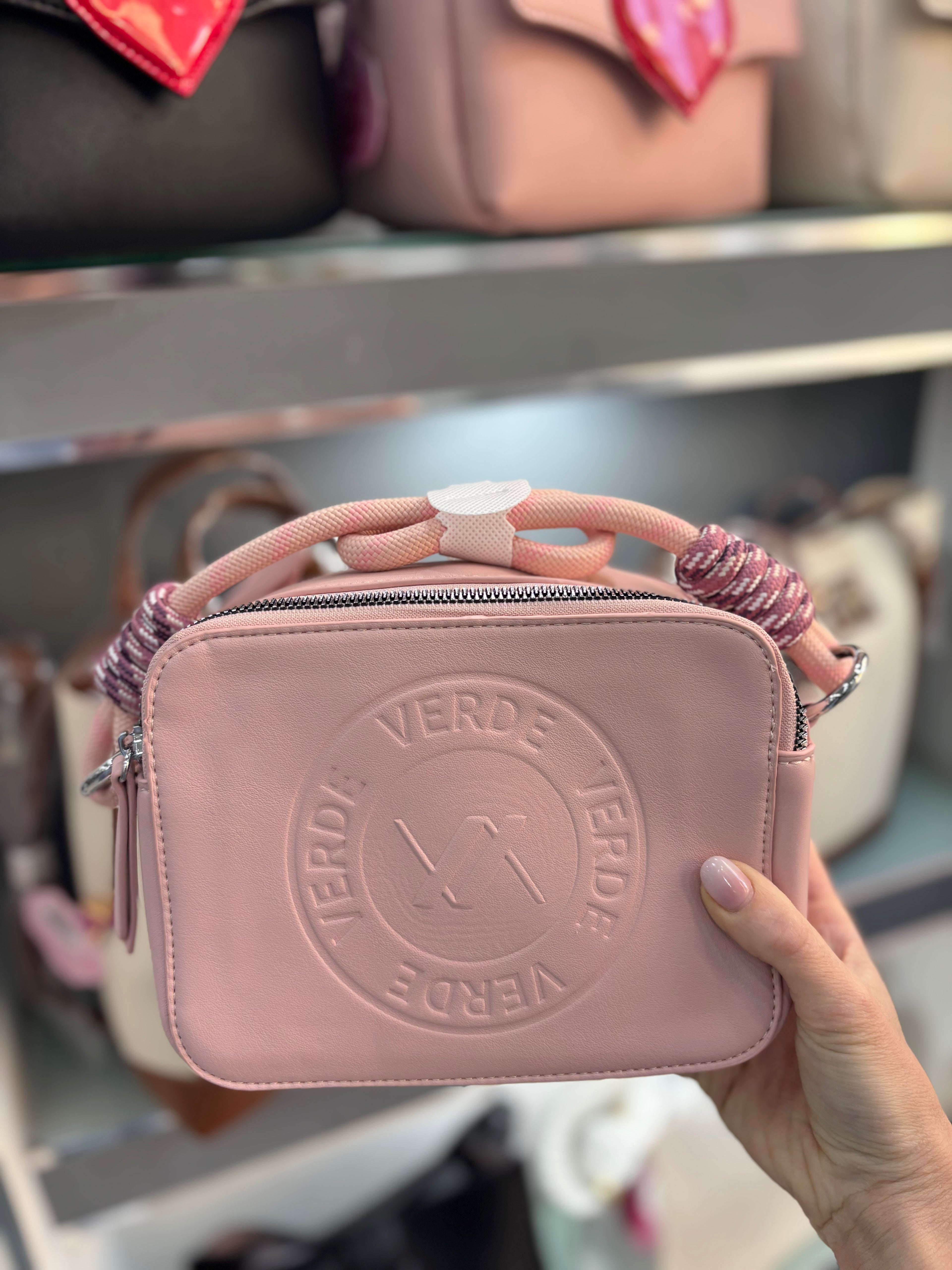 Borsa a tracolla pink                            Verde