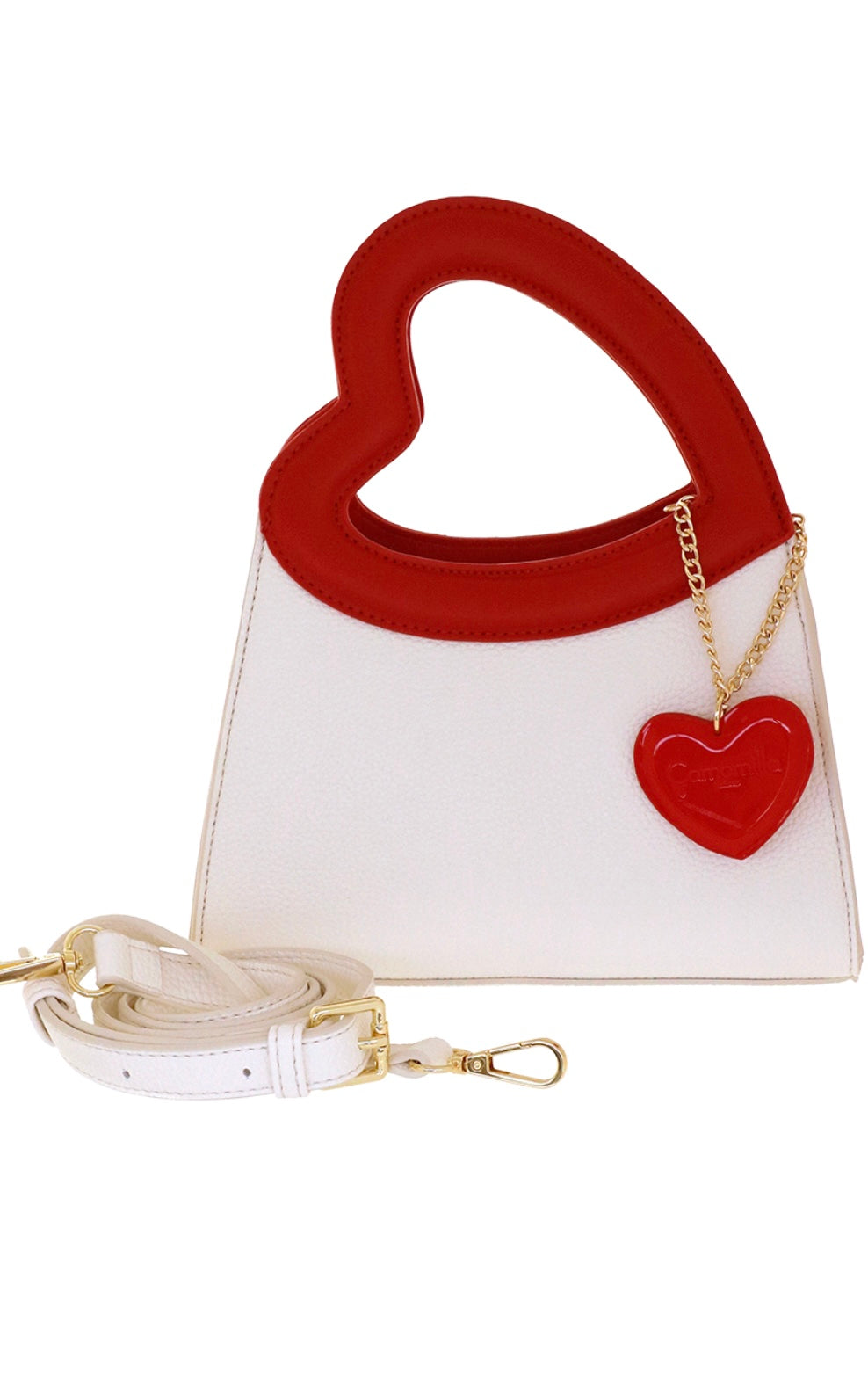 BORSA MANO S YES LOVE BIANCO                                                Camomilla milano