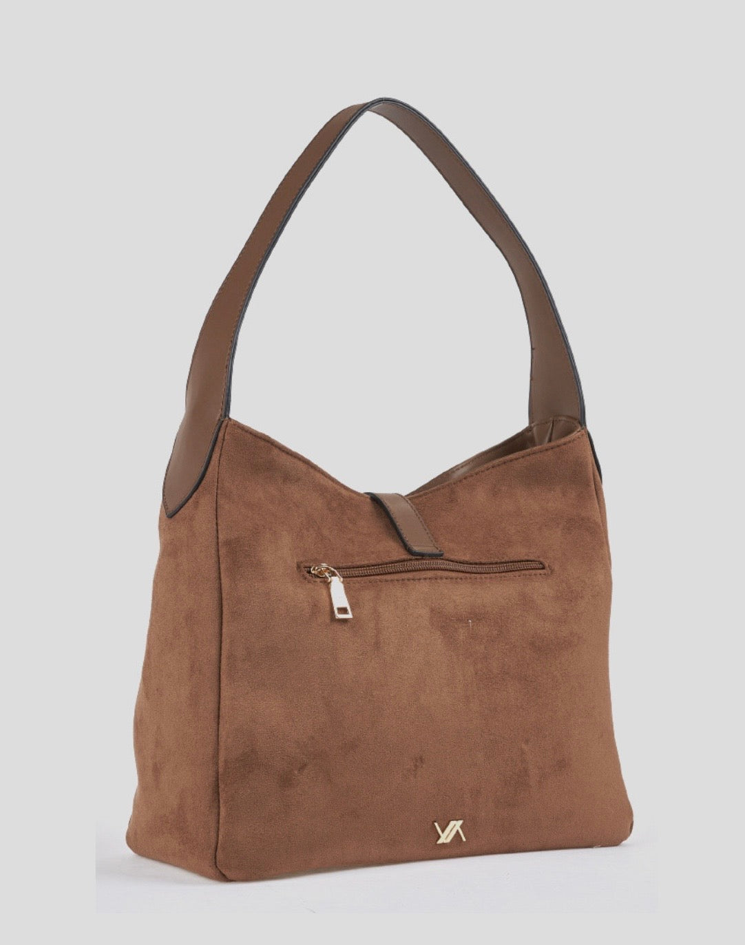 Borsa a spalla camel                           Verde