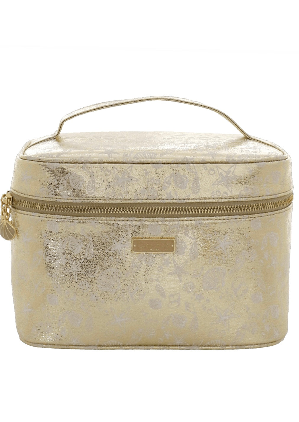 BEAUTY CASE M SHELL SHINE ORO                                                      Camomilla milano