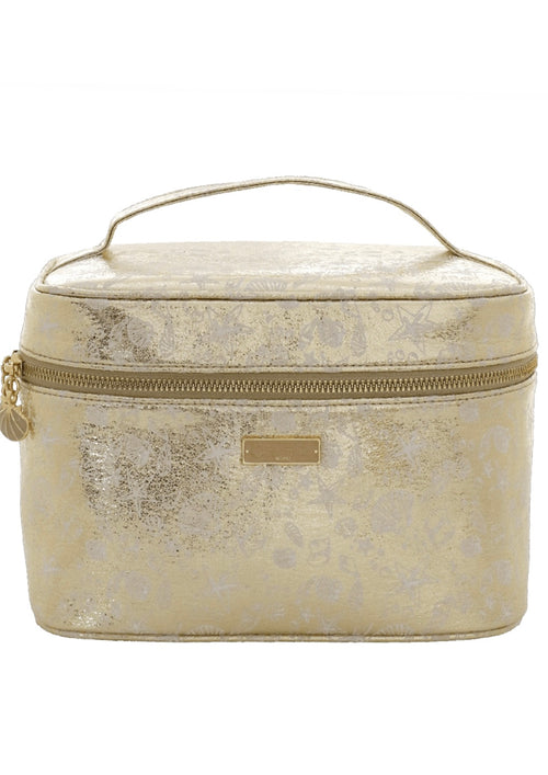 BEAUTY CASE M SHELL SHINE ORO                                                      Camomilla milano