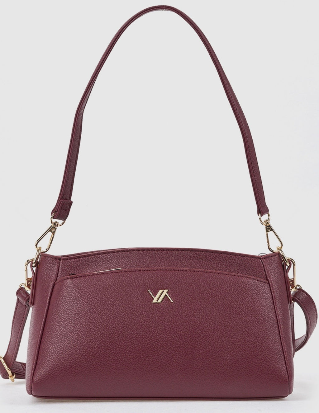 Borsa a tracolla bordeaux                              Verde