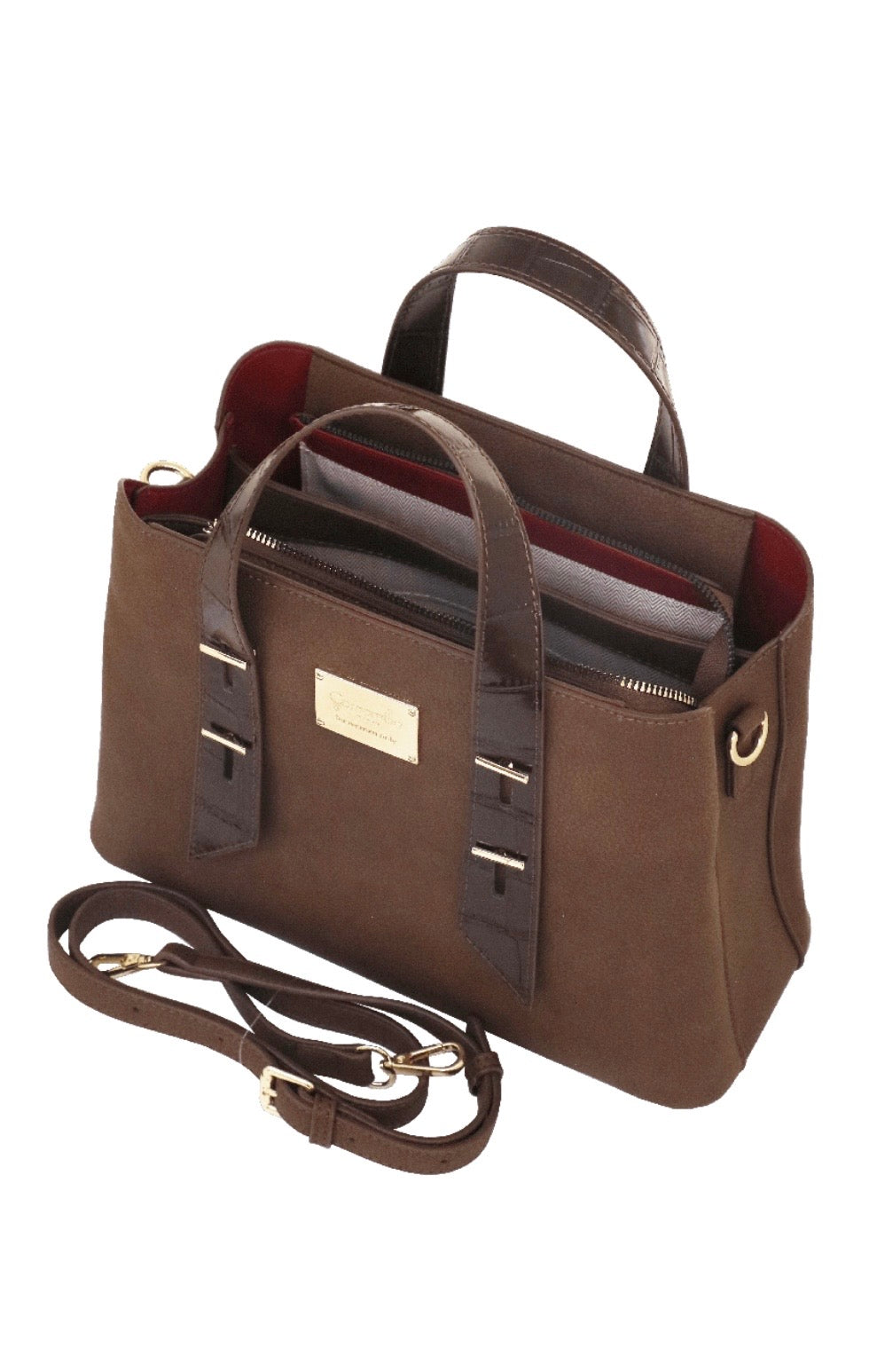 BORSA A MANO M BREE TOP BAGS MARRONE                                 Camomilla Milano