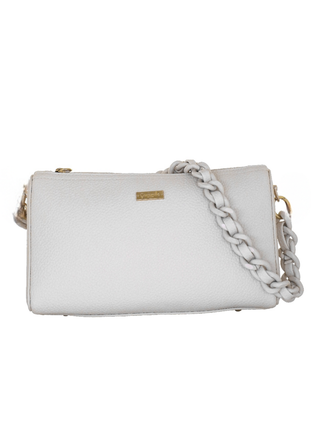 BORSA SPALLA CHEWING BAG BIANCO                                               Camomilla milano