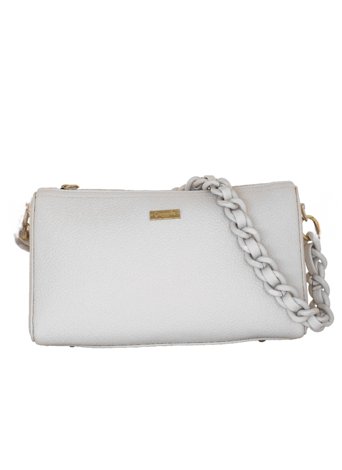 BORSA SPALLA CHEWING BAG BIANCO                                               Camomilla milano