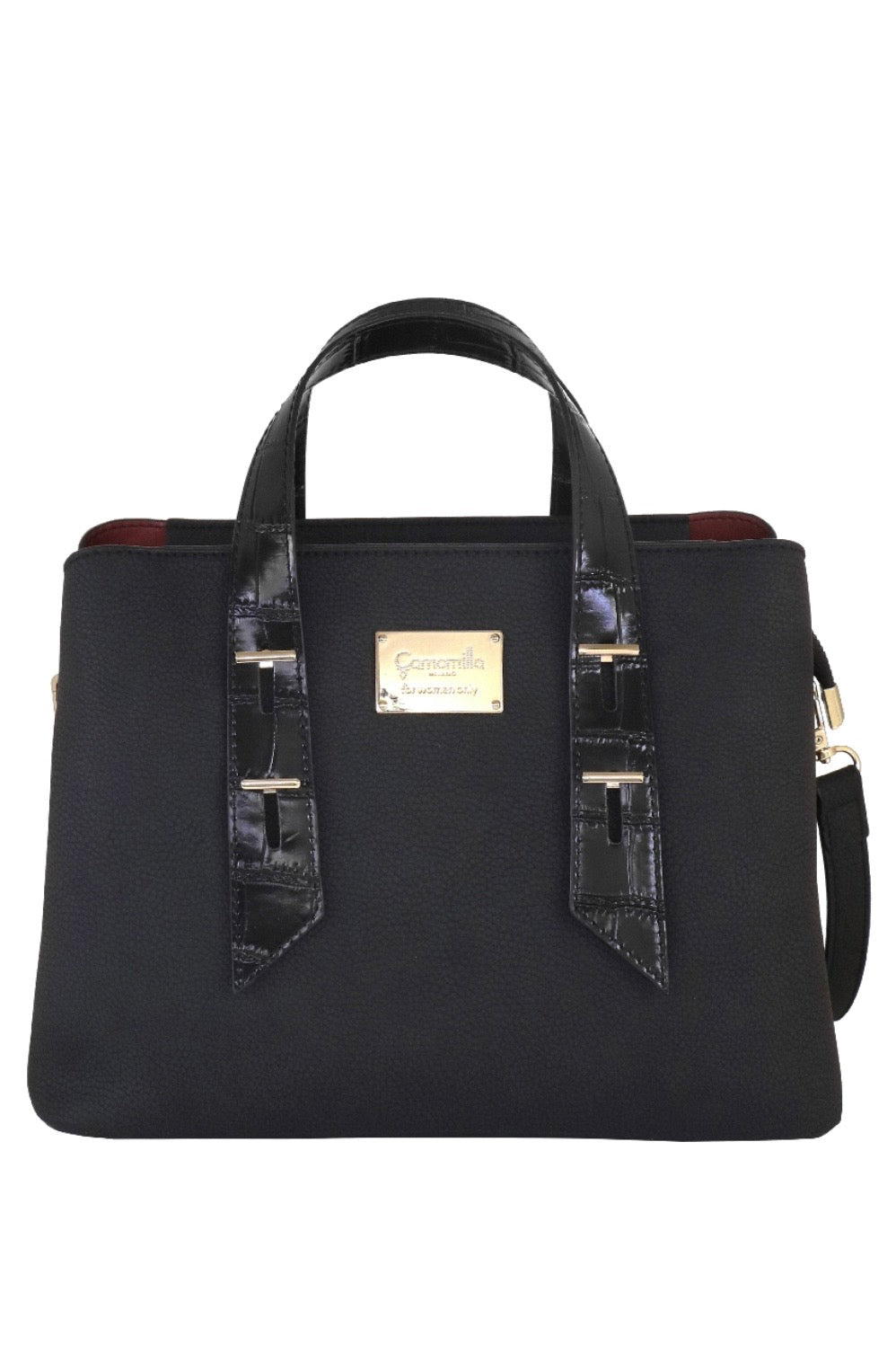 BORSA A MANO M BREE TOP BAGS NERO                                        Camomilla Milano