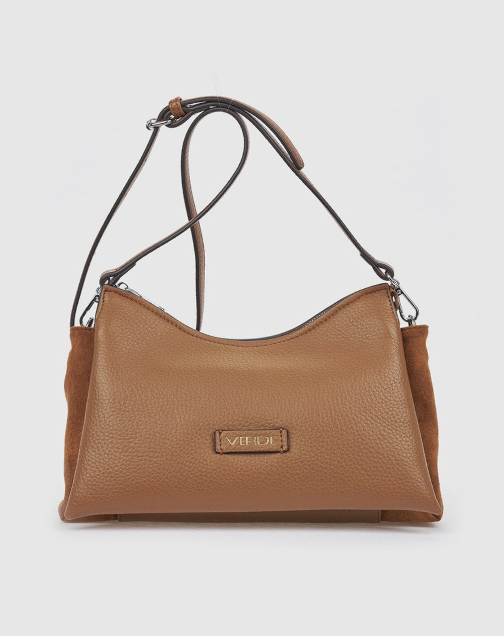 Borsa a tracolla camel                        Verde