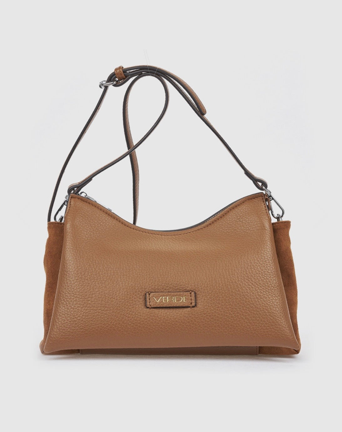 Borsa a tracolla camel                        Verde