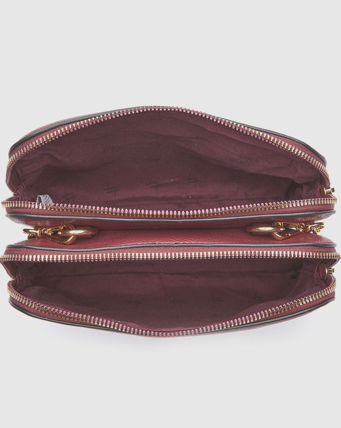 Borsa a tracolla bordeaux                   Verde