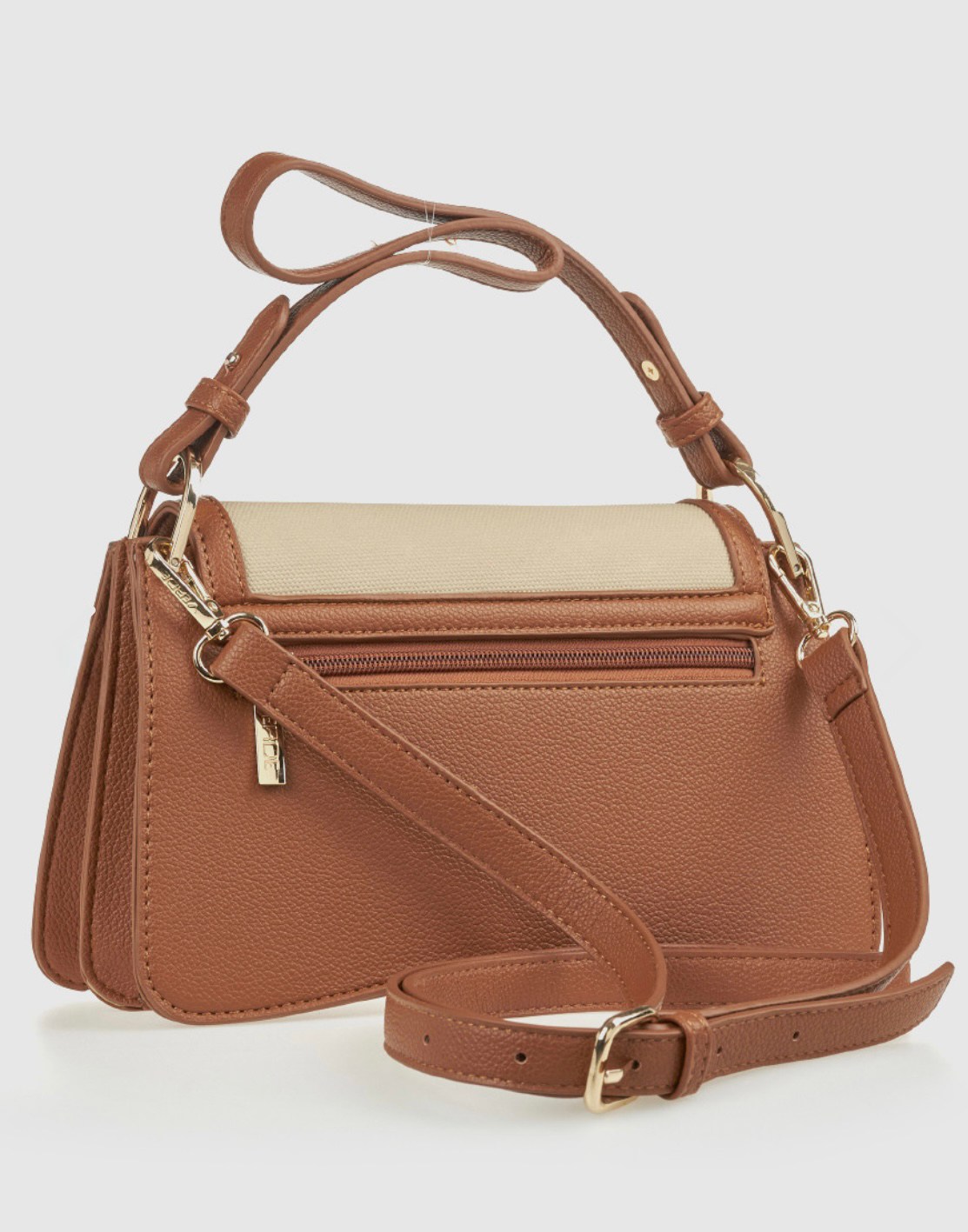 Borsa a spalla camel                           Verde