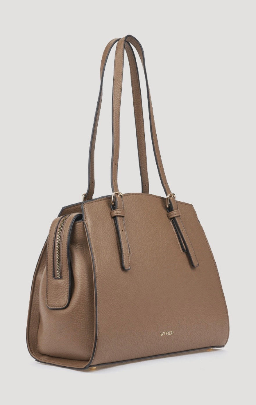 Borsa a spalla taupe                           Verde