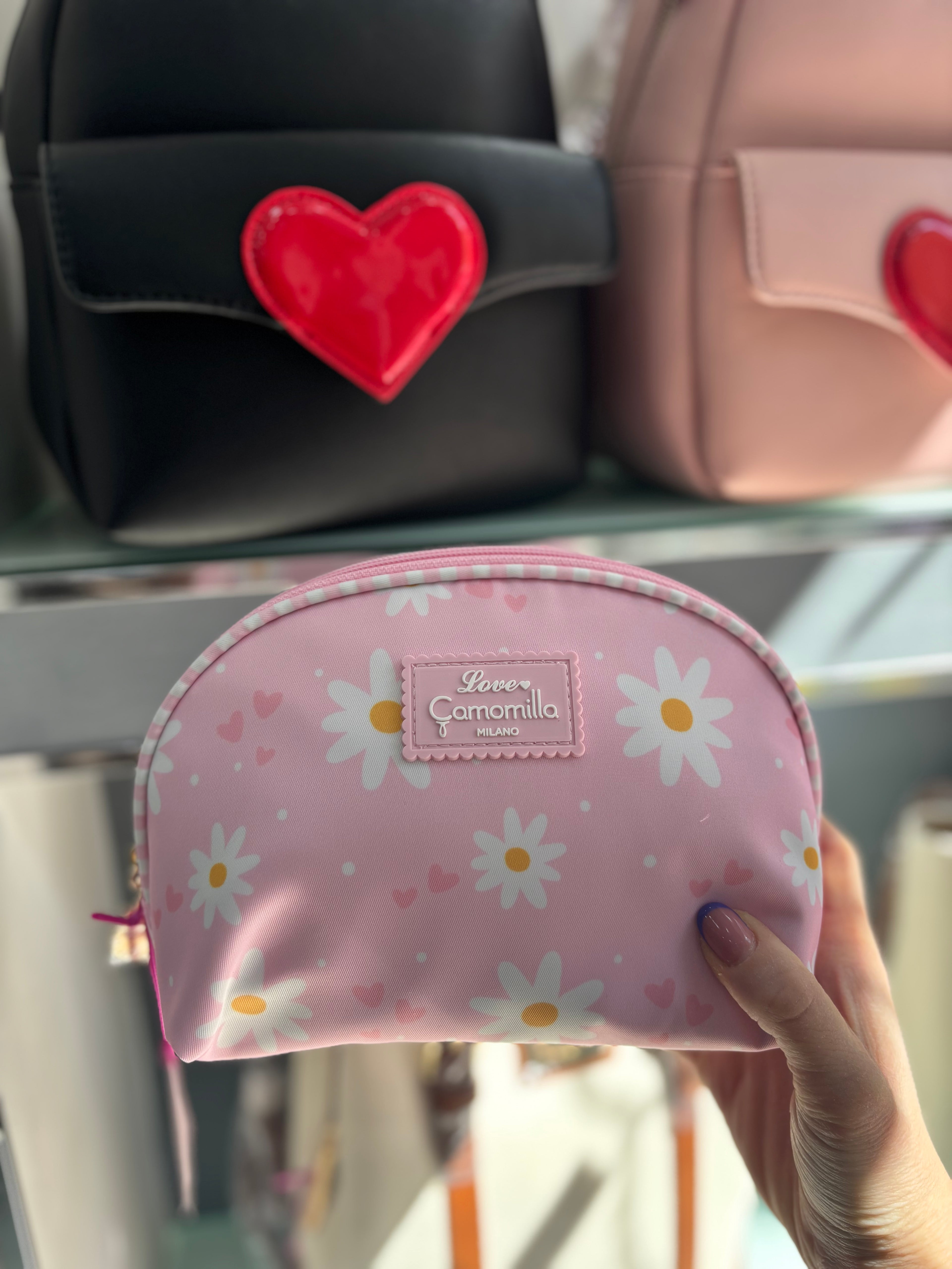 POUCH M DAISY LOVE ROSA            Camomilla milano