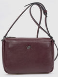 Borsa a tracolla bordeaux                    Verde