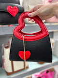 BORSA MANO S YES LOVE NERO Camomilla milano