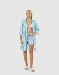 Abito Chemise aqua                           Verde
