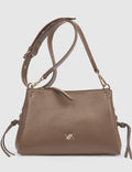 Borsa a tracolla taupe                        Verde