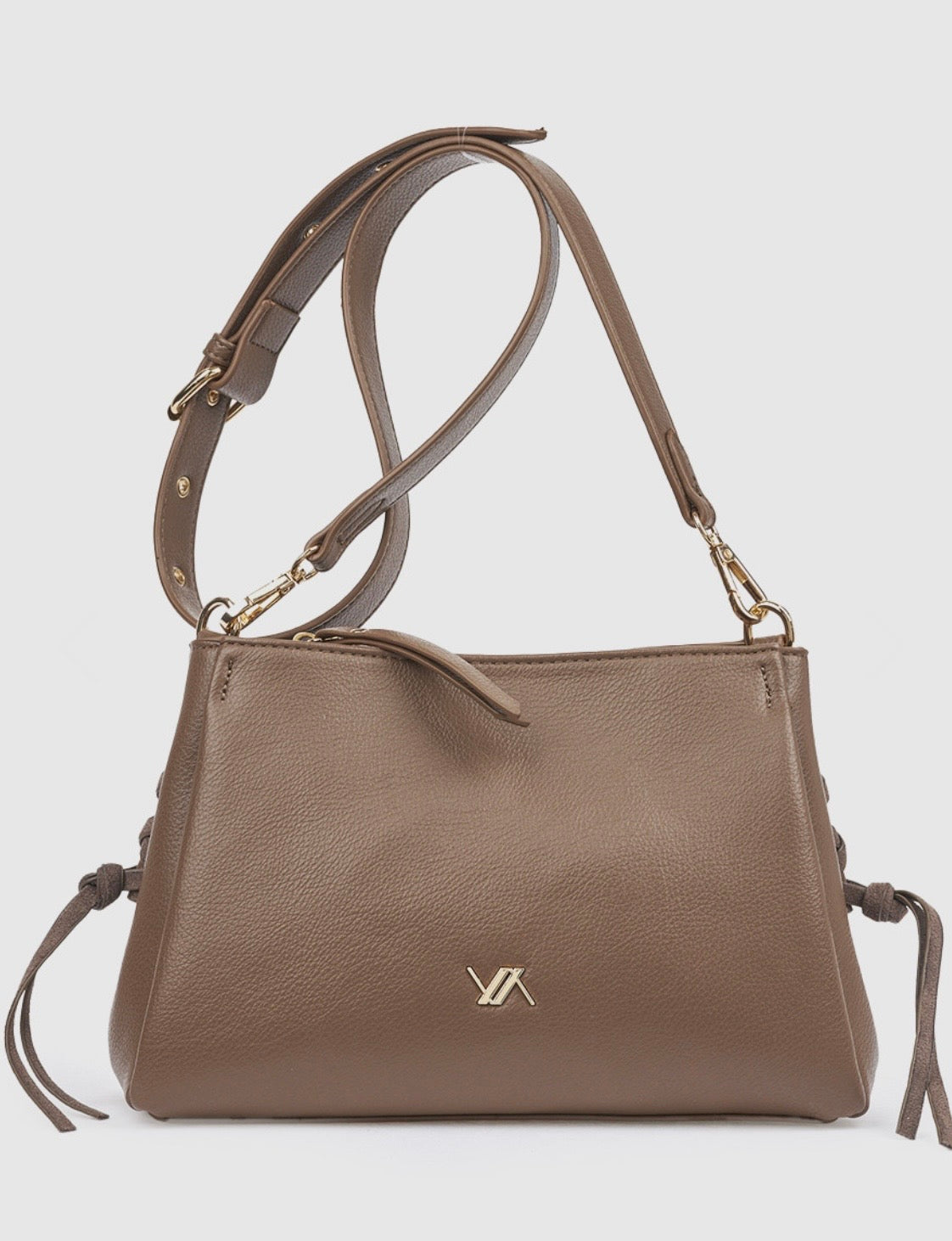Borsa a tracolla taupe                        Verde