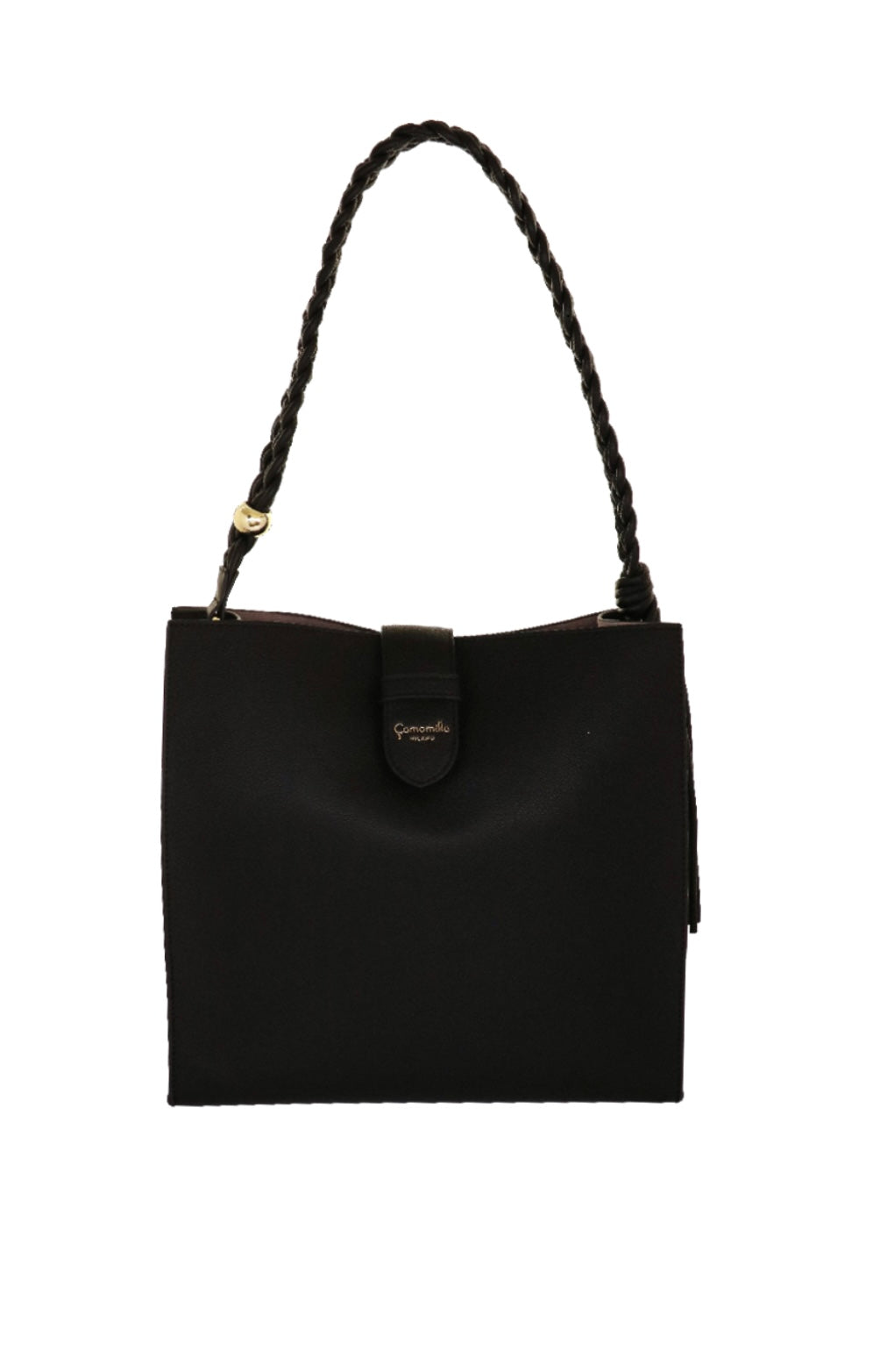 BORSA SPALLA JELLY BAG NERO    Camomilla milano